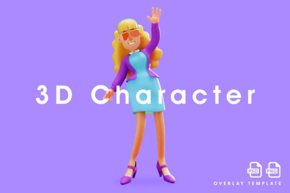 3D Business Woman Design Says Hi: A Practical Evaluation for Modern Branding