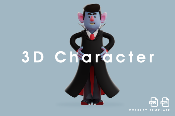 3D Dracula Vampire Design with Cool Pose: A Practical Guide for Creators