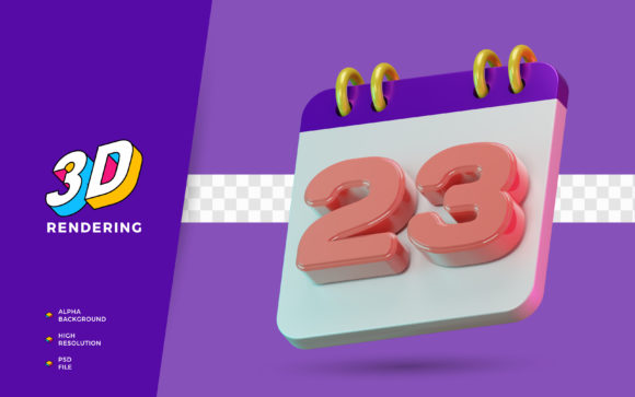 3D Render Symbol Calendar Date Number 2: What It Means for You