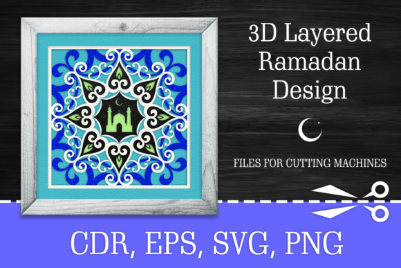 Crafting Depth and Light: The Rise of 3D Layered Ramadan Design with Mosque Silhouettes