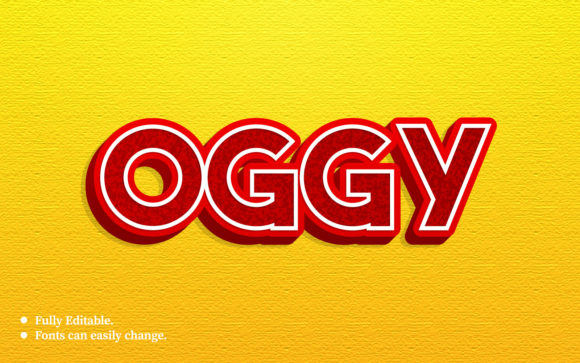 Elevating Visual Communication: The Strategic Value of the Oggy 3D Text Effect Design Template