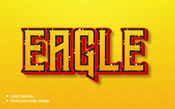 How the Eagle 3D Text Effect Design Template Gives Your Projects Instant Visual Power