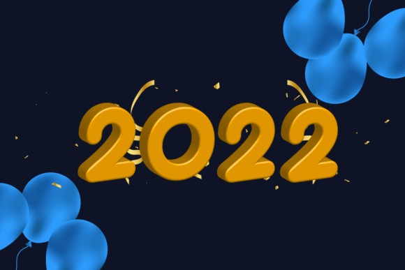 New Year 2022 3D Text Effect Design: An Objective Evaluation