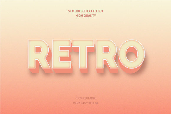 Retro 3d Text Effect Mockup Graphic: A Strategic Tool for Visual Communication and Brand Positioning