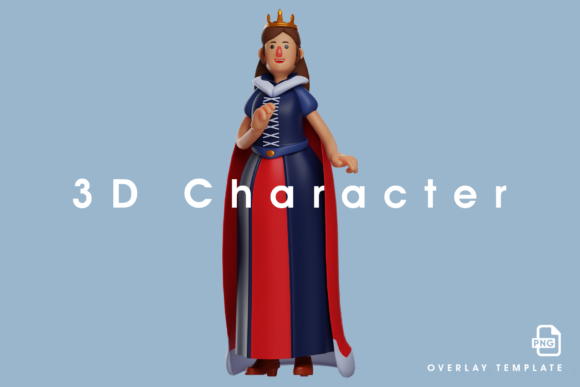 The Allure of 3D Queen Cartoon Design with Pretty Face: A New Standard in Digital Art