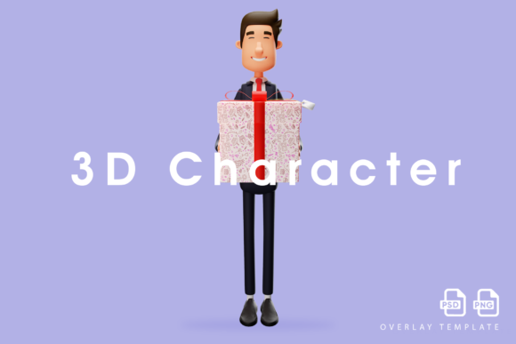 The Art and Impact of 3D Male Cartoon Design Featuring a Present