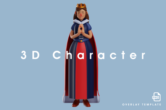 The Art of 3D Queen Cartoon Design: Crafting Clasp Hands with Precision