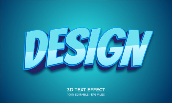 The Art of 3D Text Effect Style Design