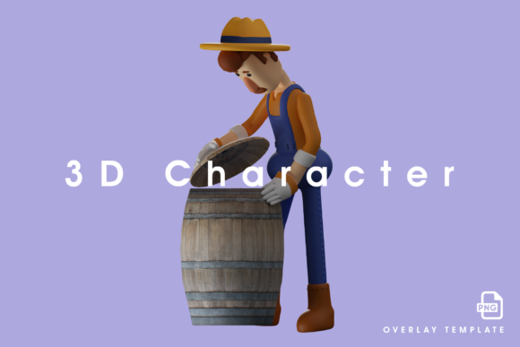 The Art of Gorgeous 3D Farmer Cartoon Design: Bringing Agriculture to Life